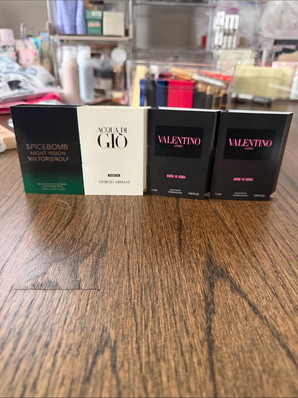 Set of 4 men’s designer samples- Giorgio Amani, Valentino, & Viktor & Rolf